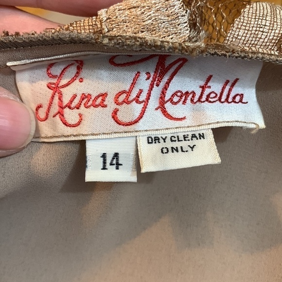 Rina DiMontella | Vintage Sequin French Lace 1920s Style Lace Tiered Dress 14 - Picture 13 of 17